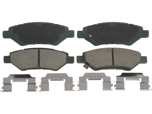 Rear Brake Pad Set For 2008-2014 Cadillac CTS 2009 2010 2011 2012 2013 ...