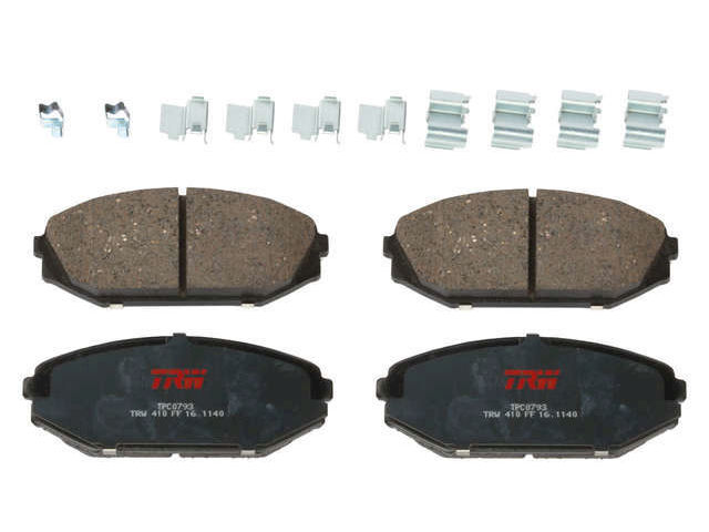 TRQ 74NT54F Rear Brake Pad Set Fits 2002-2004 Honda Odyssey