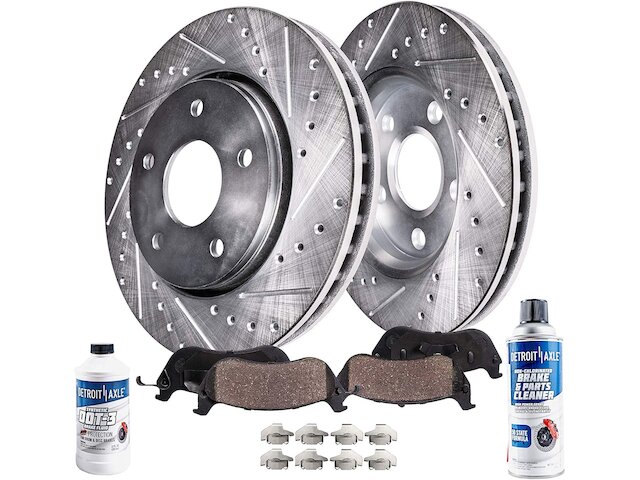 Front Brake Pad and Rotor Kit For 1990-1994 Plymouth Laser 1991