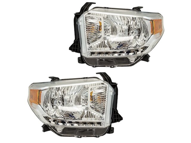 Headlight Assembly Set For 2014-2017 Toyota Tundra 2015 2016 J727GF | eBay