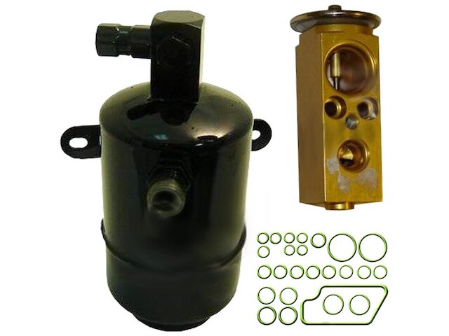 AC Condenser With Receiver Drier For Mercedes Benz C/CLK/SLK 2001-2011, AM Autoparts AM-1883205677, 10 Year Warranty - View #2