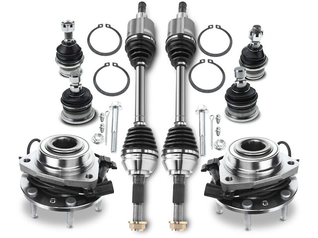 BOØWY COMPLETE TCDT-6590-0 Front Axle Wheel Hub Ball Joint Kit For 2002-2004 Oldsmobile