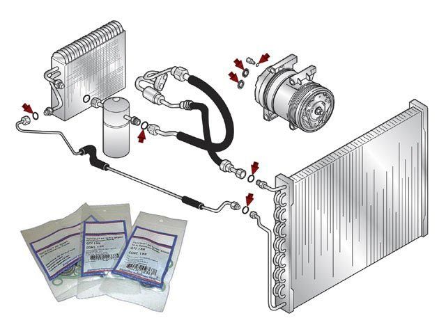 A/C System Seal Kit For 1998-2002 Chevy Camaro 1999 2000