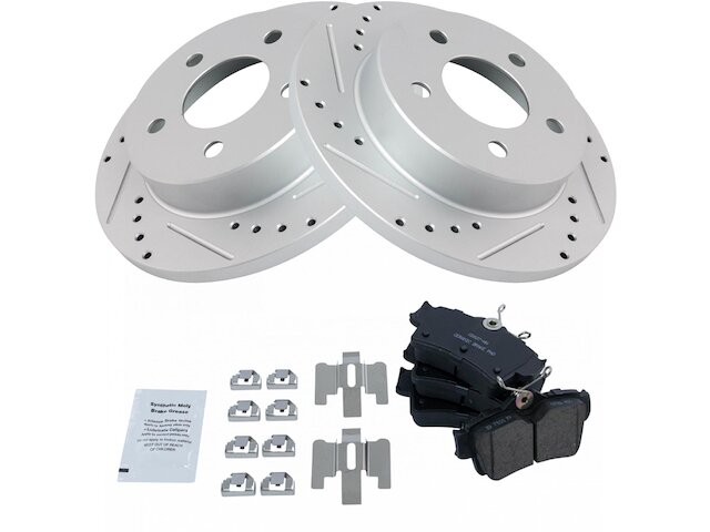 Rear Brake Pad and Rotor Kit For 1994-2004 Ford Mustang 1995 1996 1997