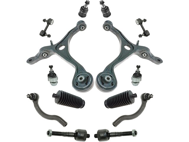 Control Arm Ball Joint Tie Rod End Kit For 2003-2007 Honda Accord 3.0L ...